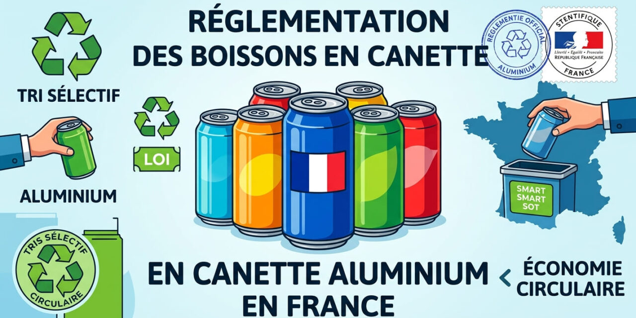 Réglementation des boissons en canette aluminium en France : les règles à connaître en 2026